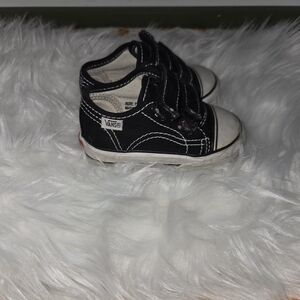Vans Kids Black and White Sneakers